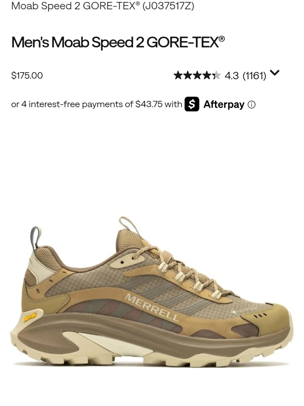 Merrell supportive outdoor traction